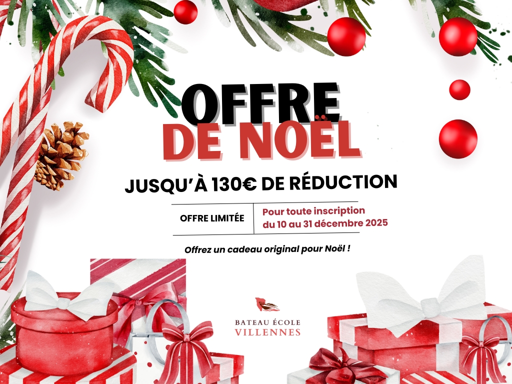 Offrez le permis bateau offre de Noël permis bateau du bateau école de Villennes dans les Yvelines 78