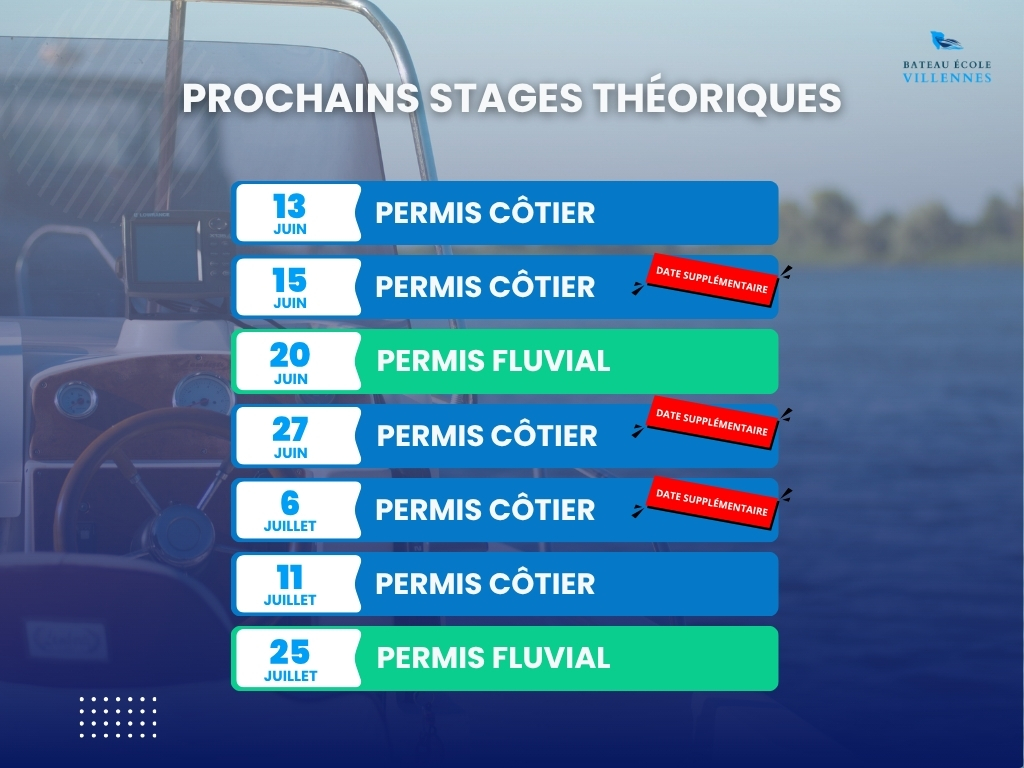 Passez votre permis bateau avec le bateau école de Villennes sur Seine